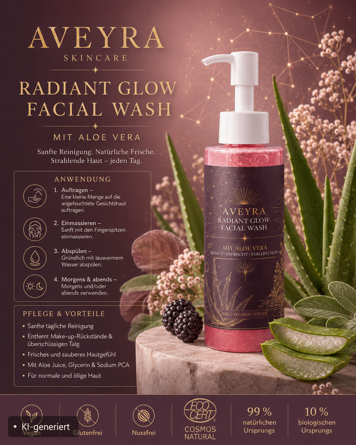 Radiant Glow Facial Wash