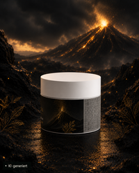 Aveyra Icelandic Volcano Face und Body Scrub, Detailansicht (KI-generiertes Bild)