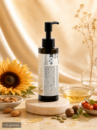 Aveyra Omega 6-9 Glowing Skin Body Oil, Detailansicht (KI-generiertes Bild)