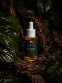 Aveyra All-In-One Facial Oil, Flasche (KI-generiertes Bild)